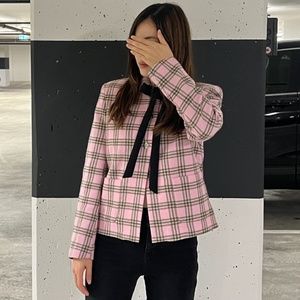 Maje Wool Jacket | Size M | Pink | 90% New